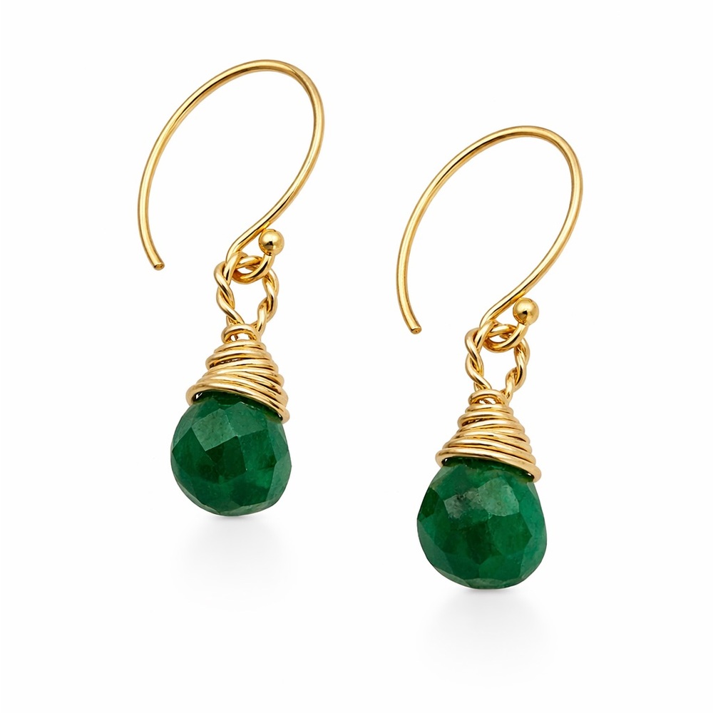 HK945 Emerald Earrings